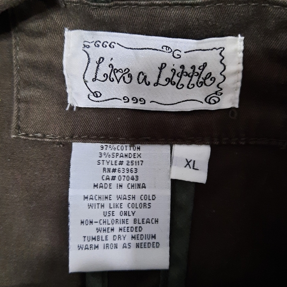 Live a Little Cotton Belted Jacket - Picture 9 of 9